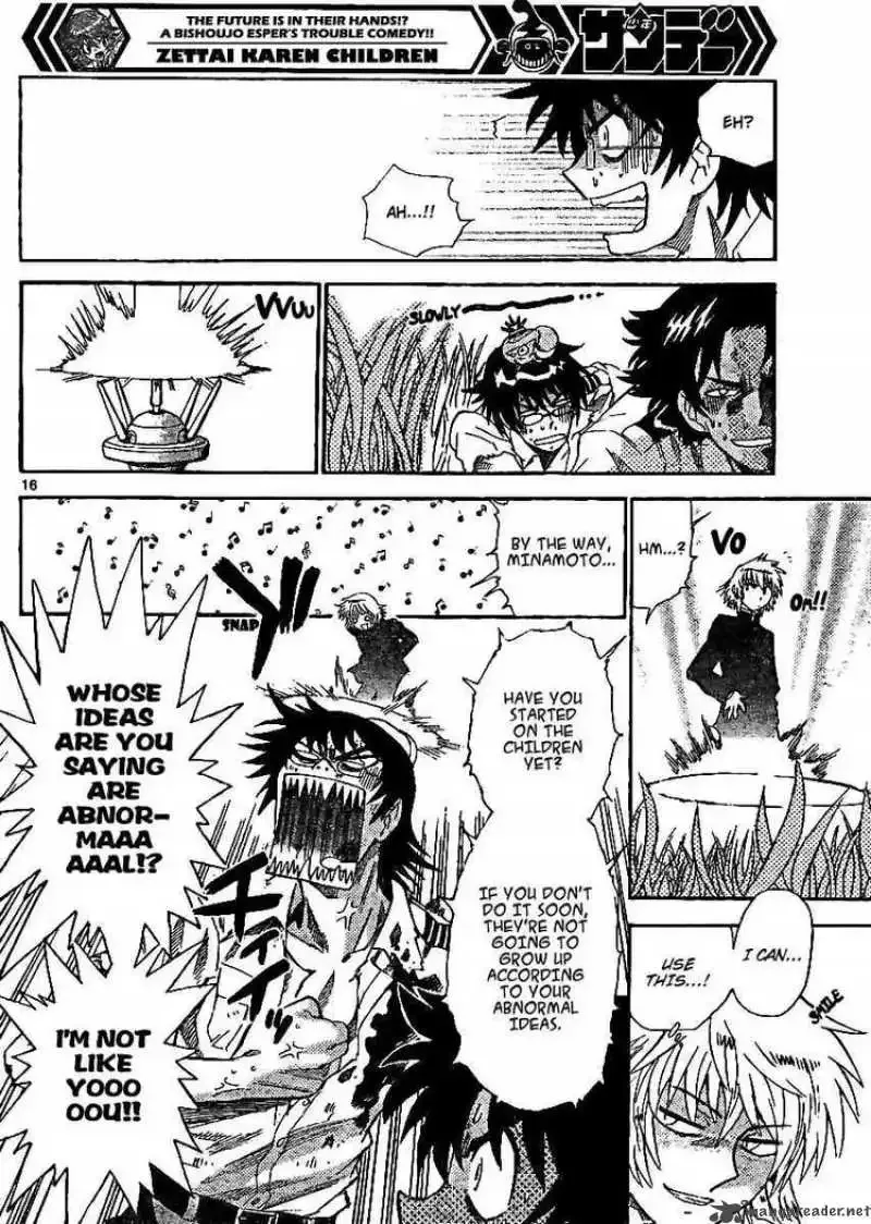 Zettai Karen Children Chapter 210 page 16