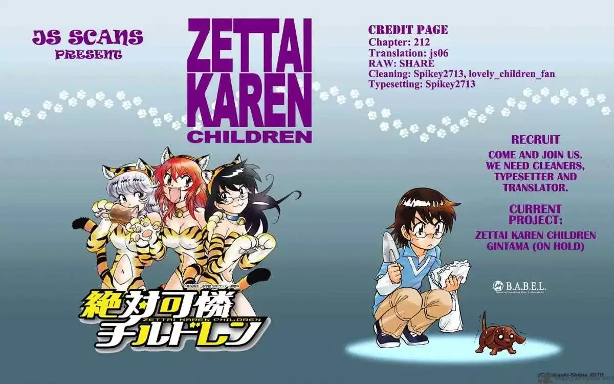Zettai Karen Children Chapter 212 page 19