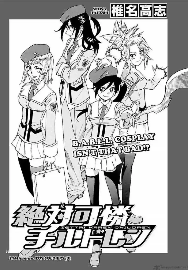 Zettai Karen Children Chapter 214 page 2