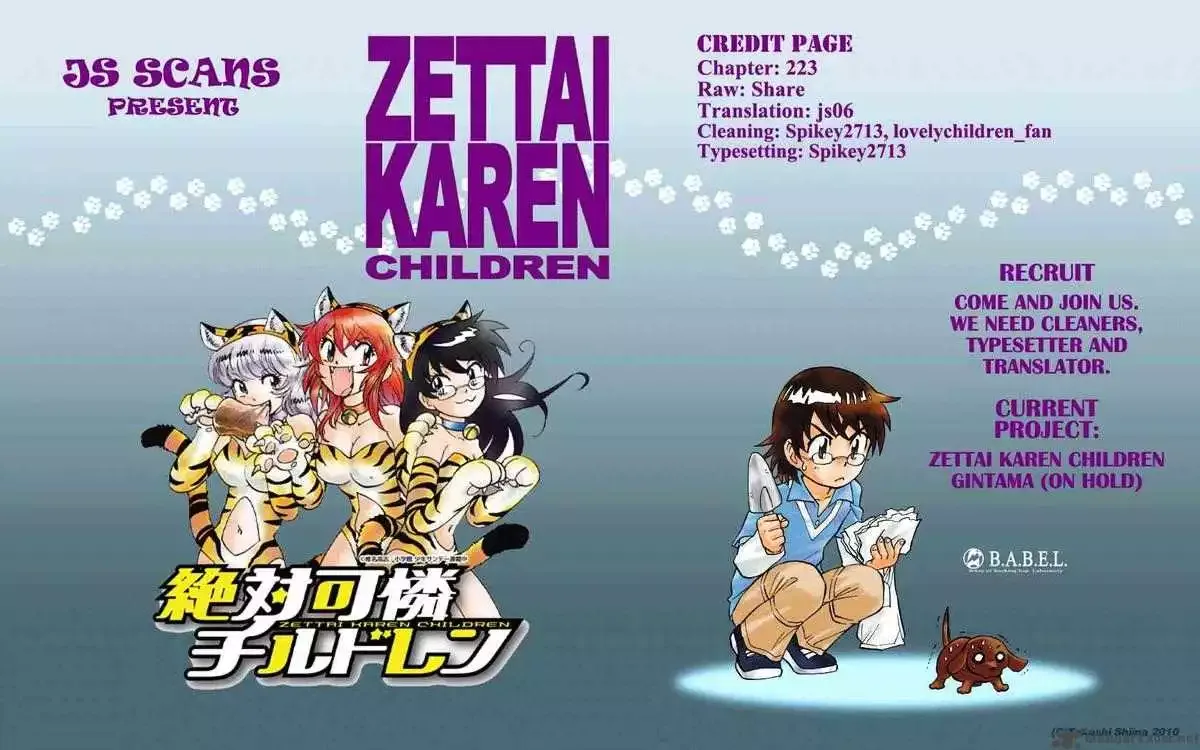 Zettai Karen Children Chapter 223 page 18