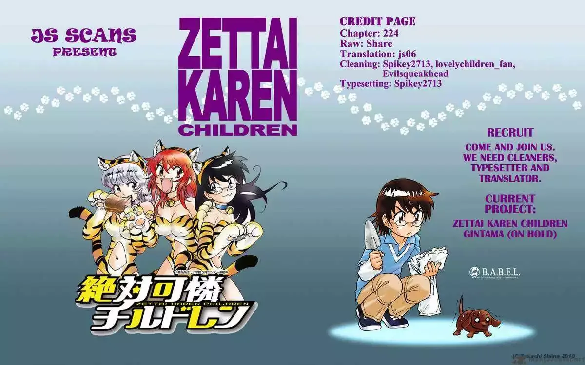 Zettai Karen Children Chapter 224 page 18