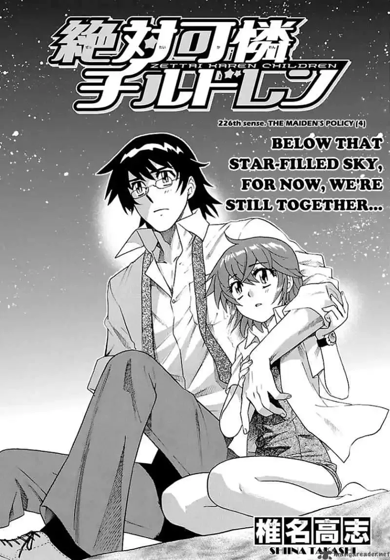 Zettai Karen Children Chapter 226 page 2