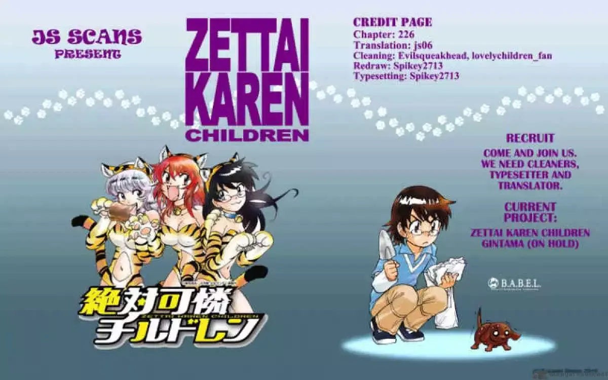Zettai Karen Children Chapter 226 page 27