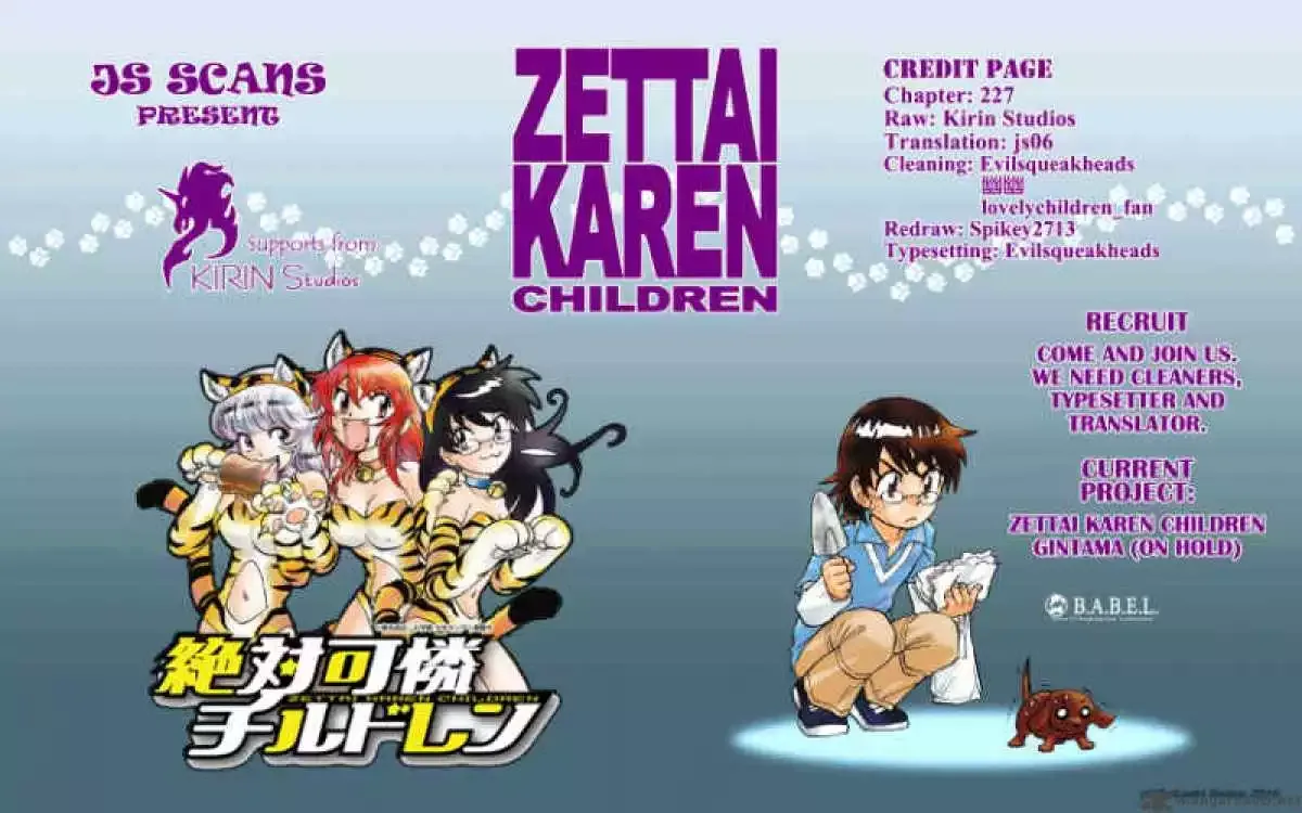 Zettai Karen Children Chapter 227 page 19