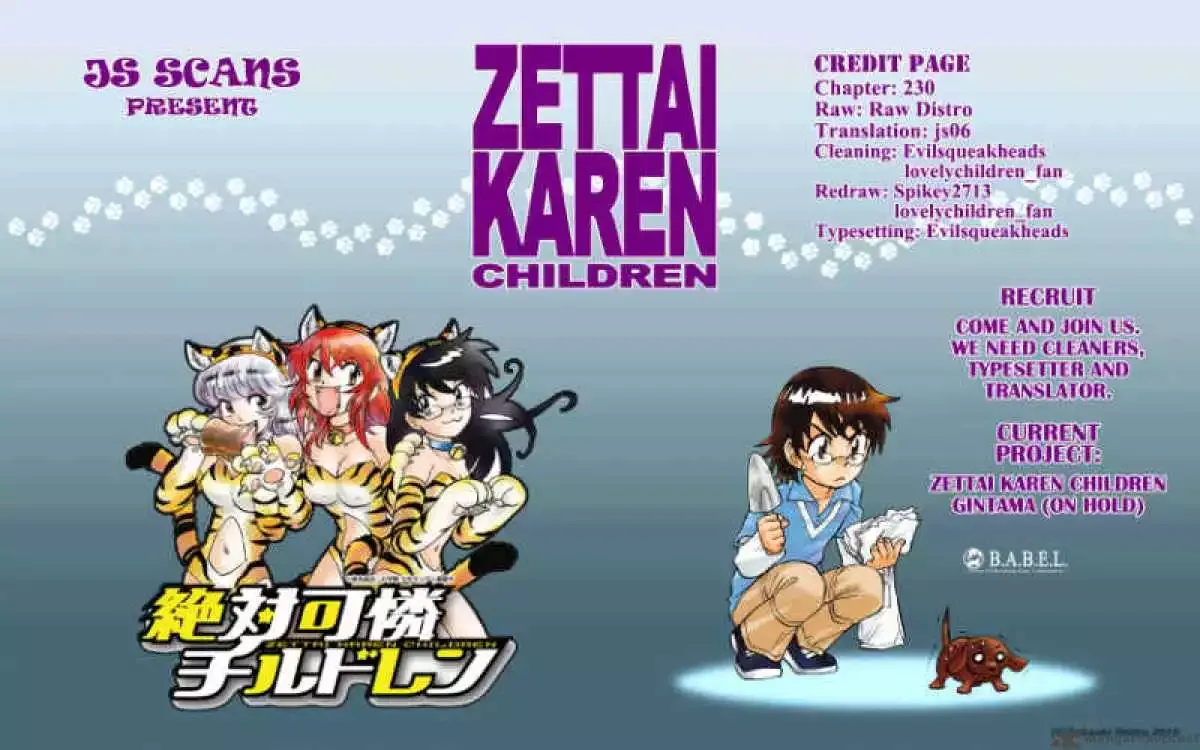 Zettai Karen Children Chapter 230 page 21