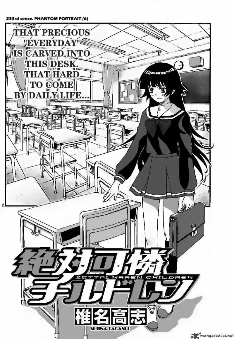 Zettai Karen Children Chapter 233 page 2