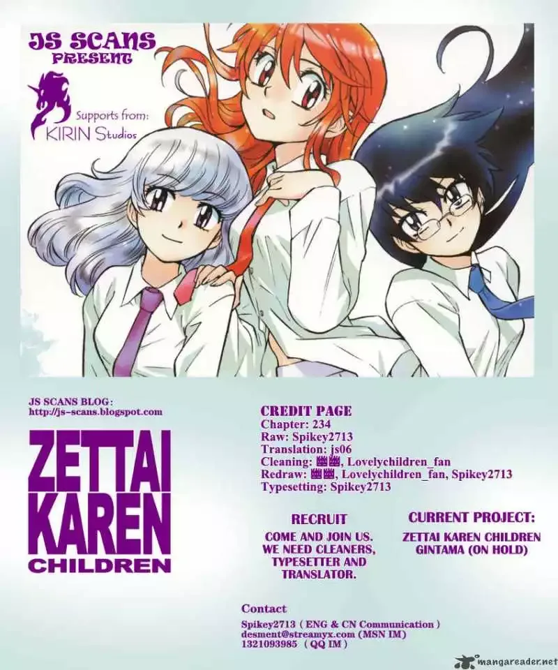 Zettai Karen Children Chapter 234 page 20