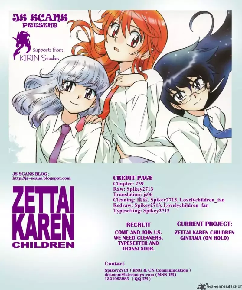 Zettai Karen Children Chapter 239 page 21