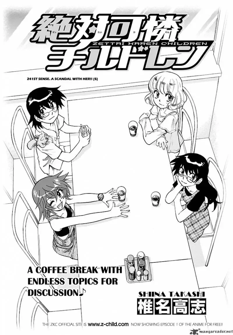 Zettai Karen Children Chapter 241 page 2