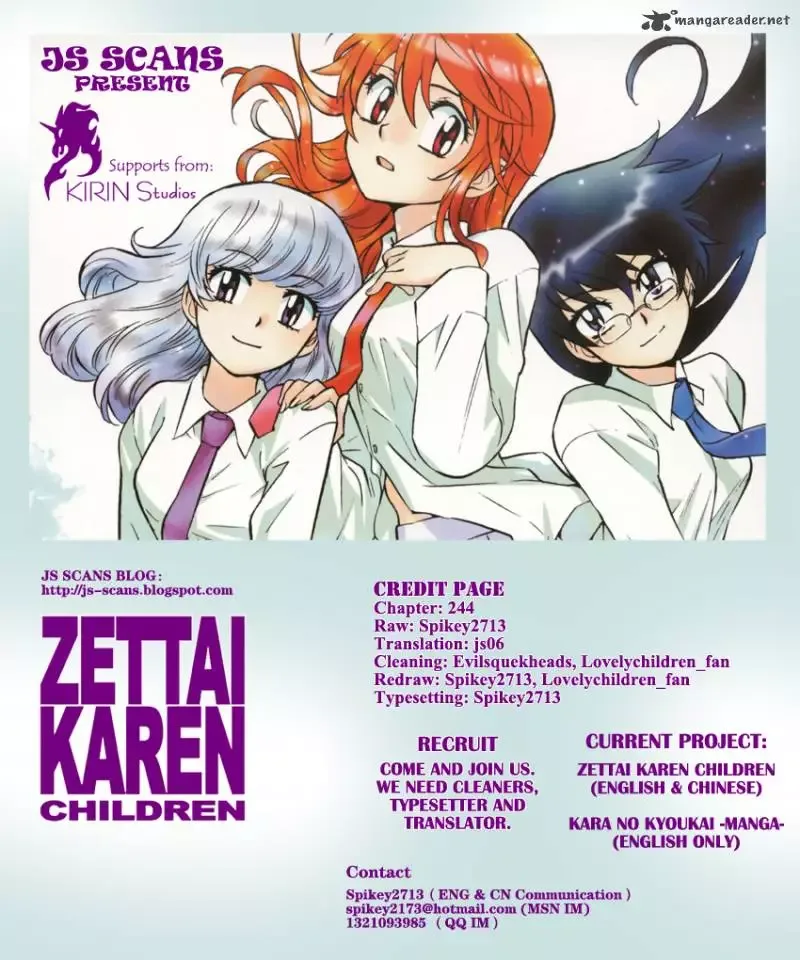 Zettai Karen Children Chapter 244 page 20