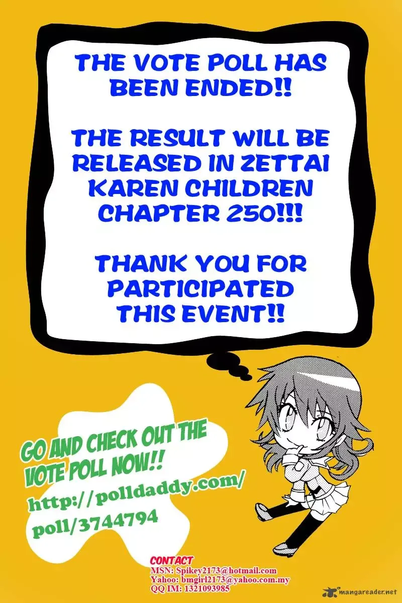 Zettai Karen Children Chapter 249 page 18