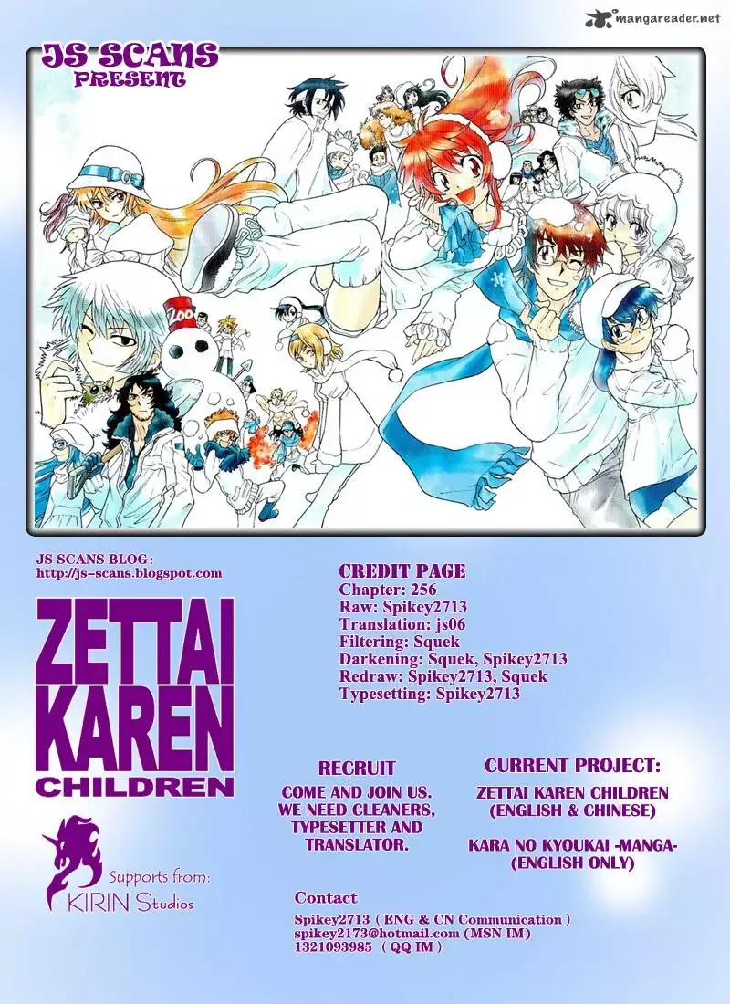 Zettai Karen Children Chapter 256 page 19