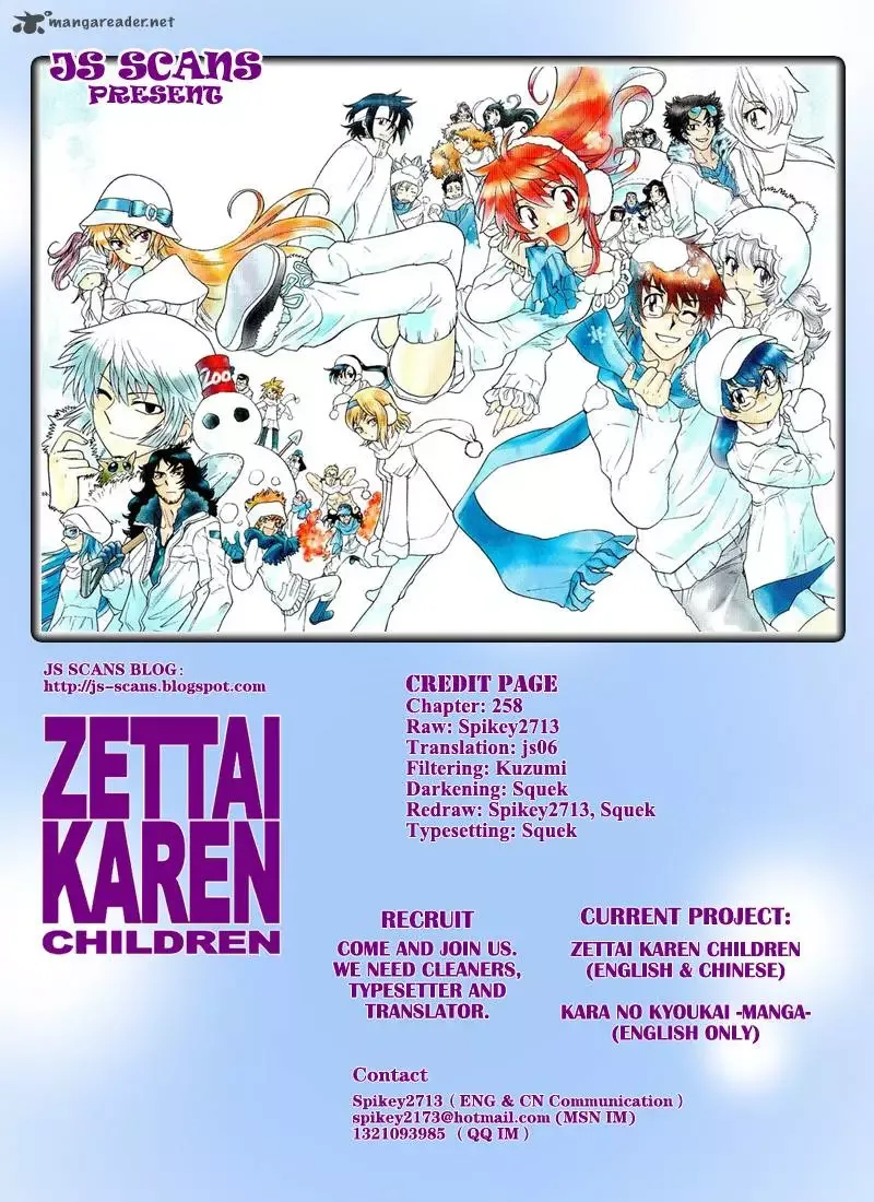 Zettai Karen Children Chapter 258 page 20