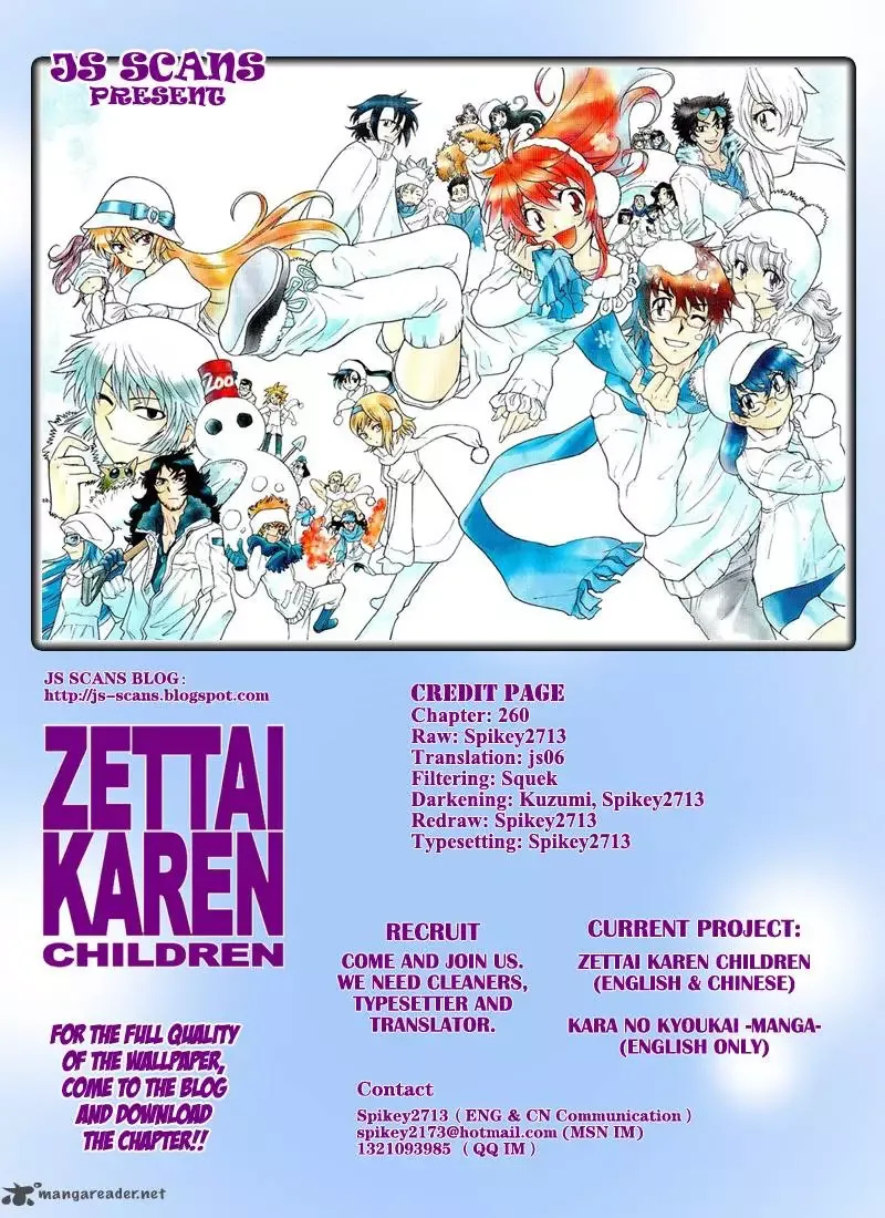 Zettai Karen Children Chapter 260 page 21