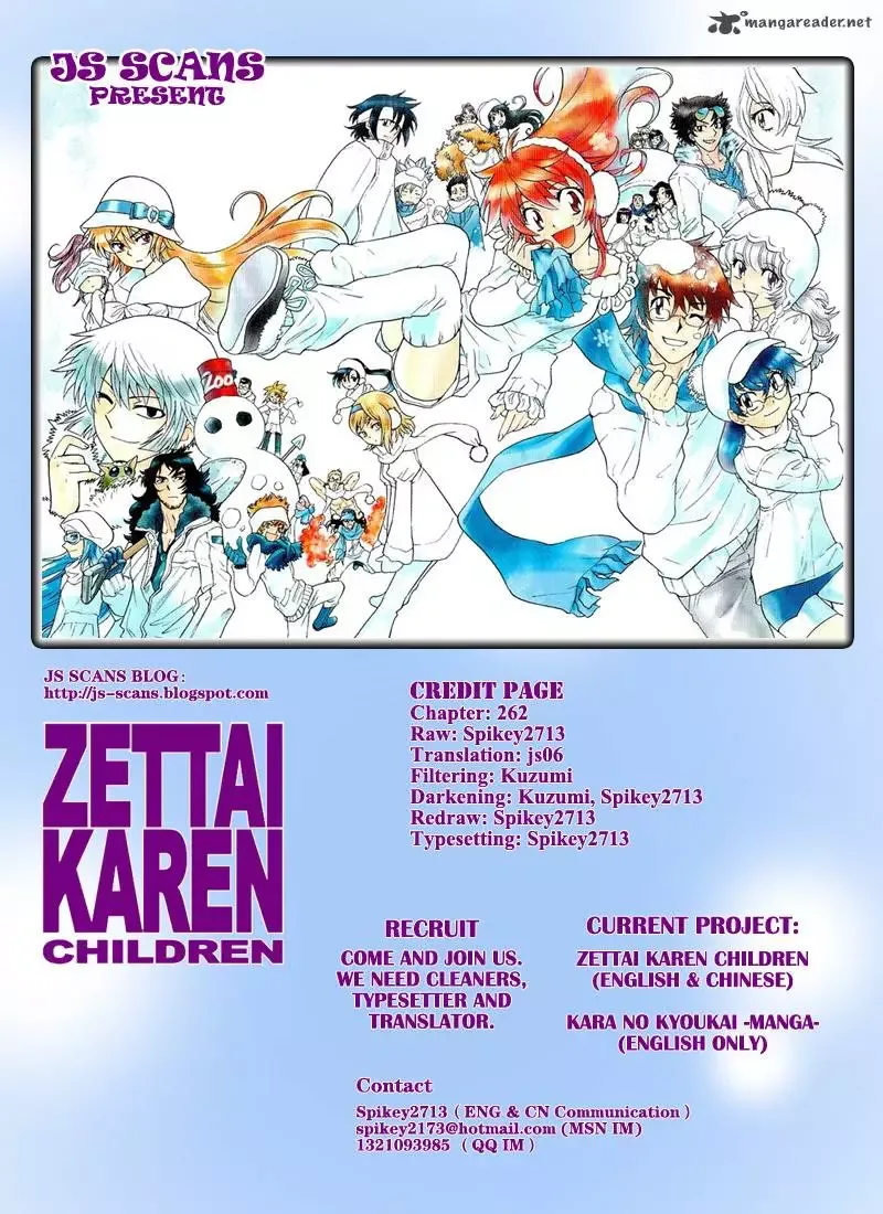 Zettai Karen Children Chapter 262 page 19