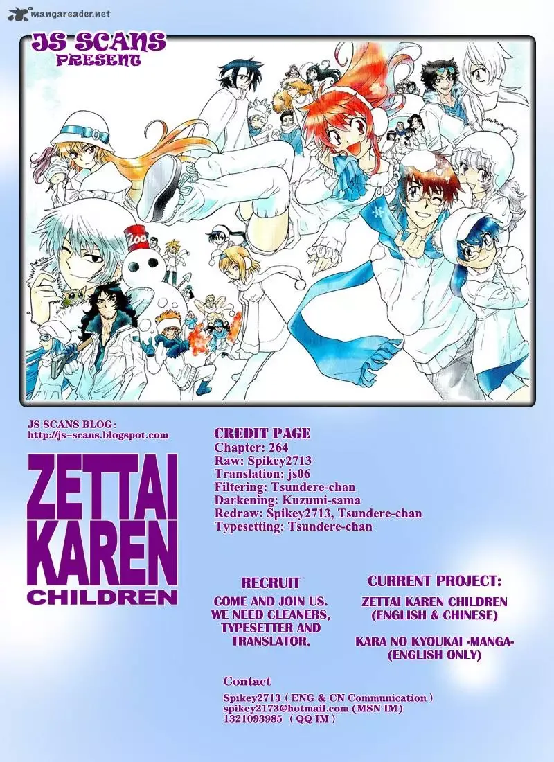 Zettai Karen Children Chapter 264 page 19