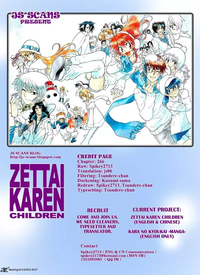 Zettai Karen Children Chapter 266 page 19