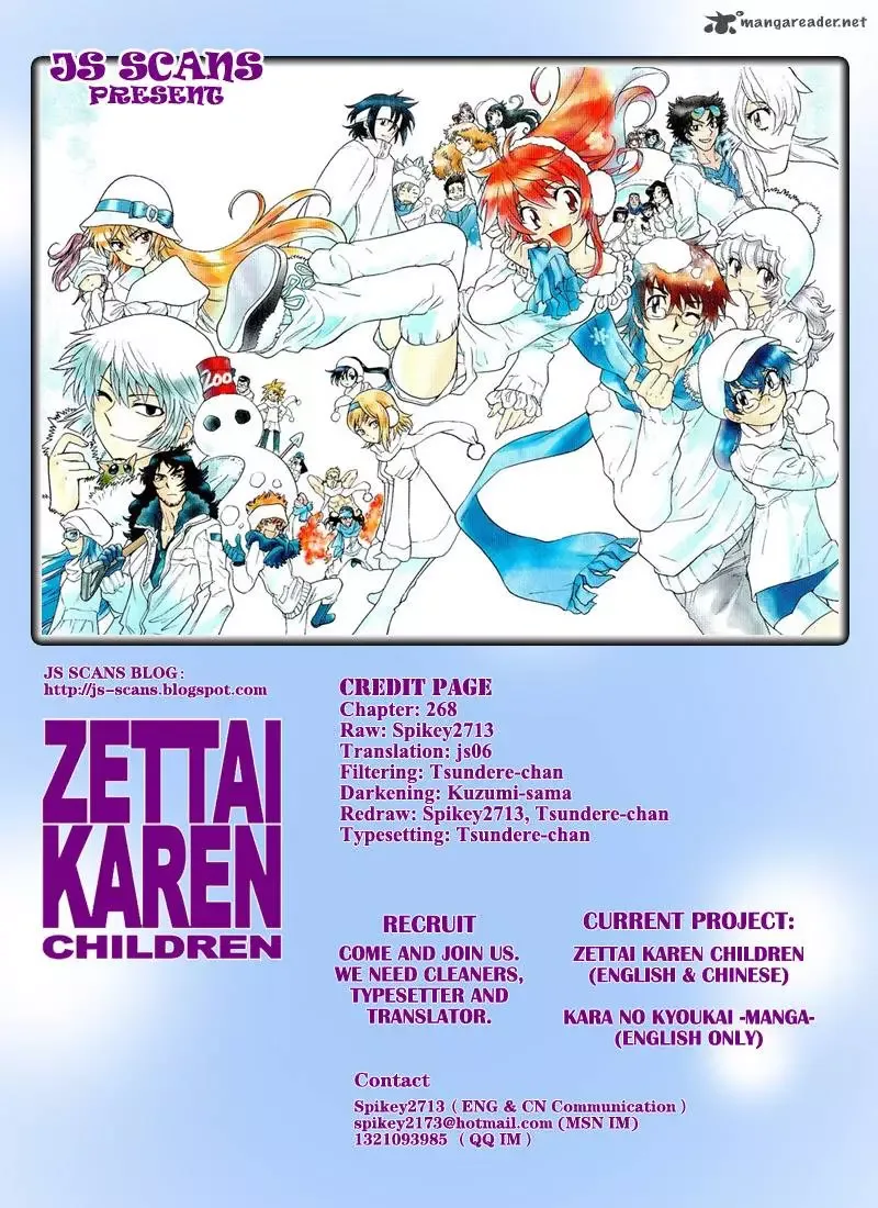 Zettai Karen Children Chapter 268 page 18
