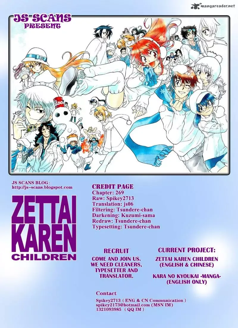 Zettai Karen Children Chapter 269 page 18