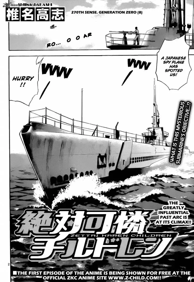 Zettai Karen Children Chapter 270 page 2