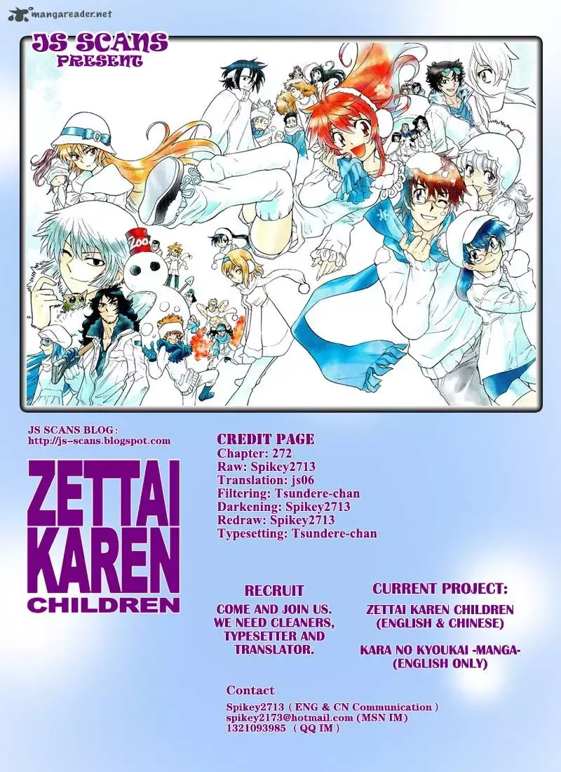 Zettai Karen Children Chapter 272 page 19