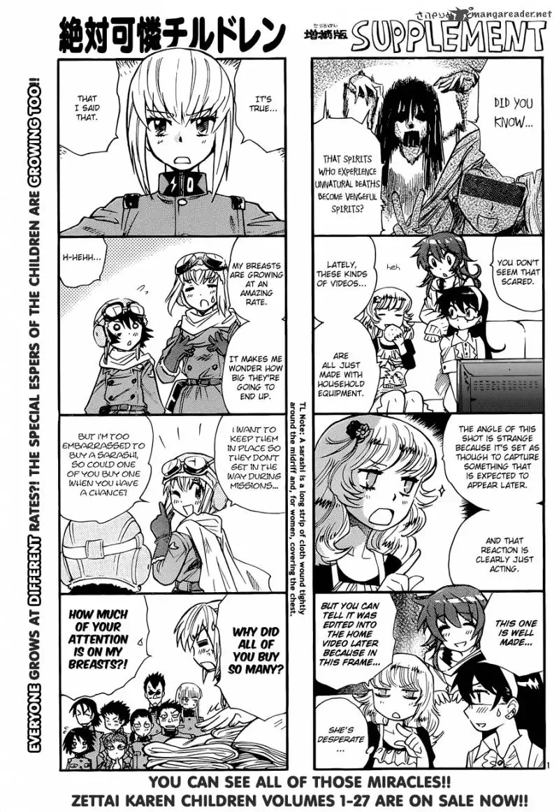 Zettai Karen Children Chapter 275 page 1