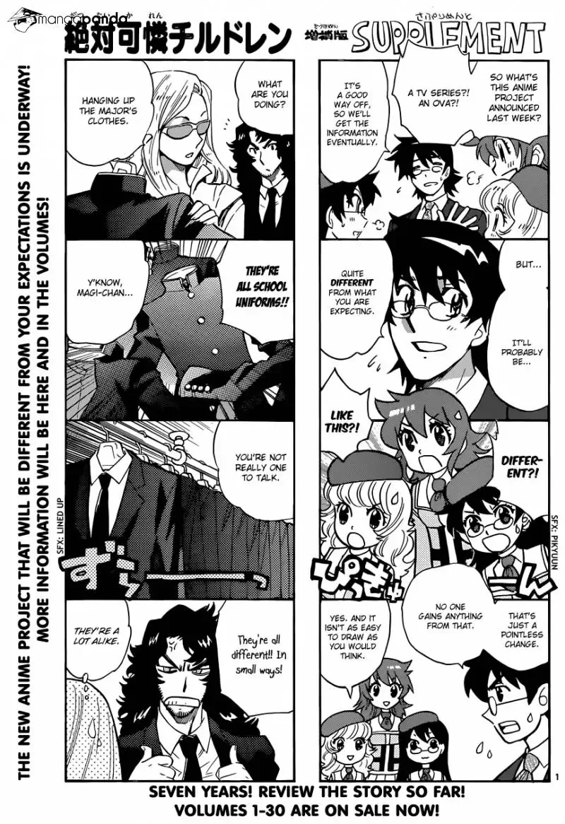 Zettai Karen Children Chapter 311 page 1