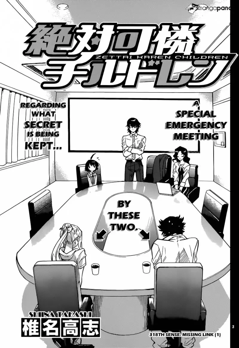 Zettai Karen Children Chapter 318 page 4