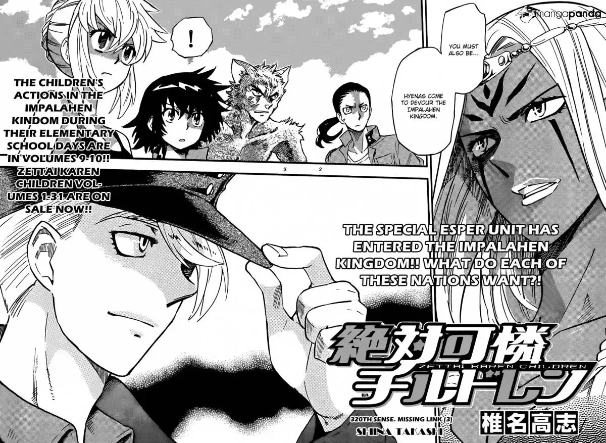 Zettai Karen Children Chapter 320 page 3