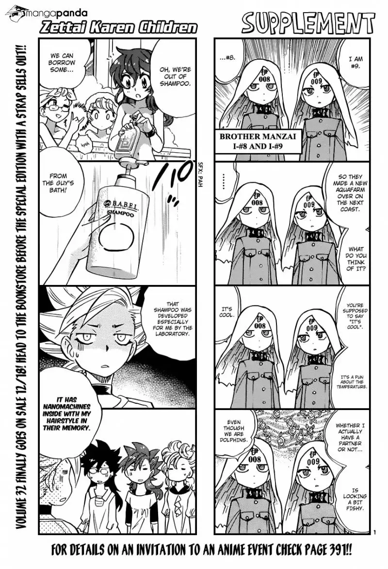 Zettai Karen Children Chapter 328 page 1