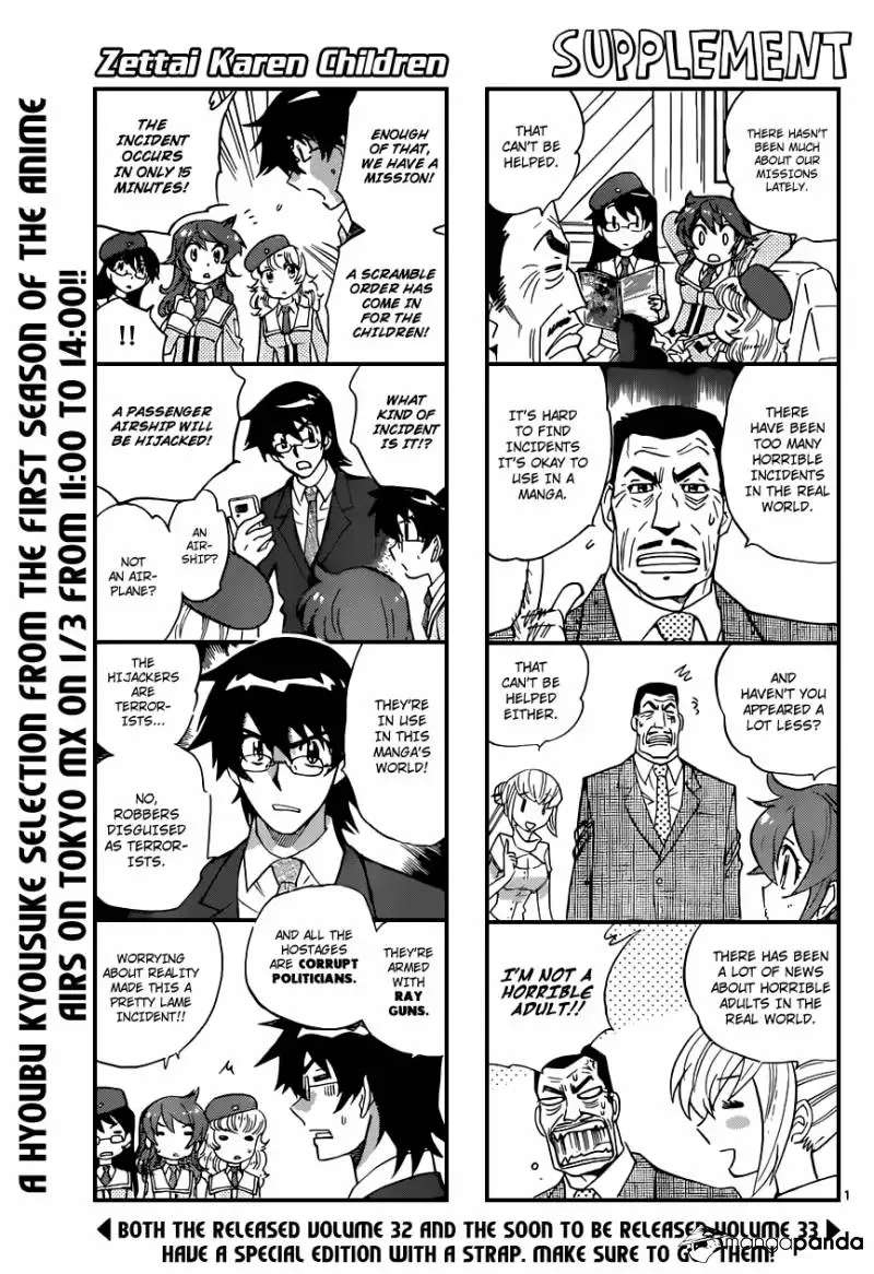 Zettai Karen Children Chapter 329 page 1