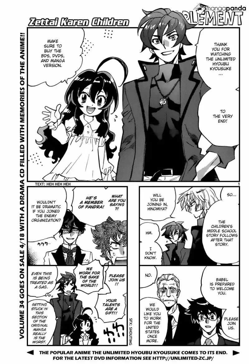 Zettai Karen Children Chapter 339 page 1