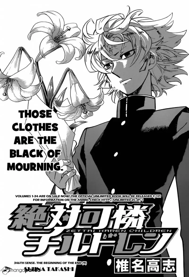 Zettai Karen Children Chapter 346 page 1