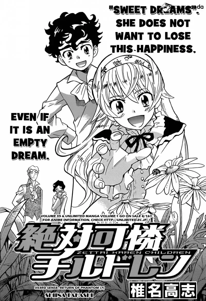 Zettai Karen Children Chapter 353 page 1