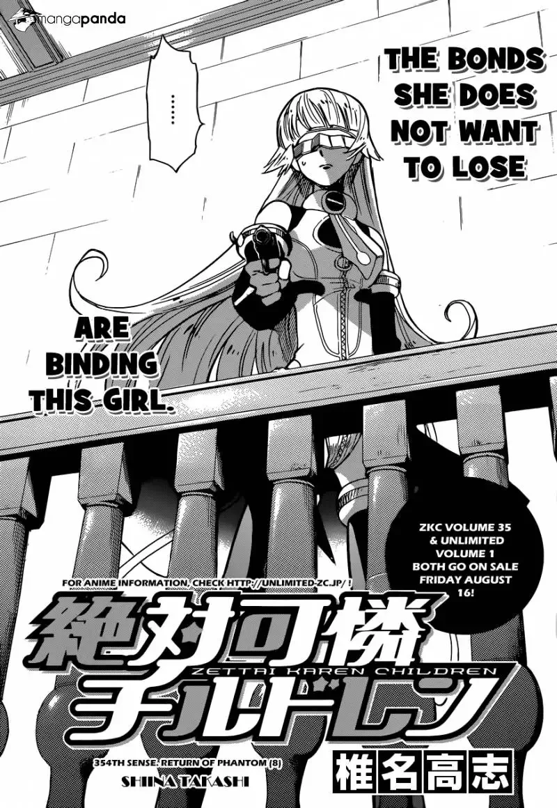 Zettai Karen Children Chapter 354 page 2
