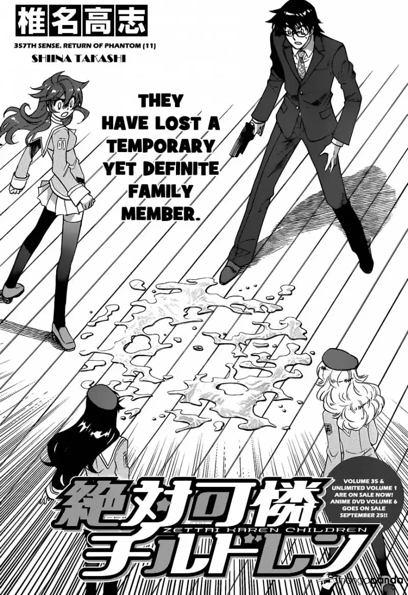 Zettai Karen Children Chapter 357 page 2