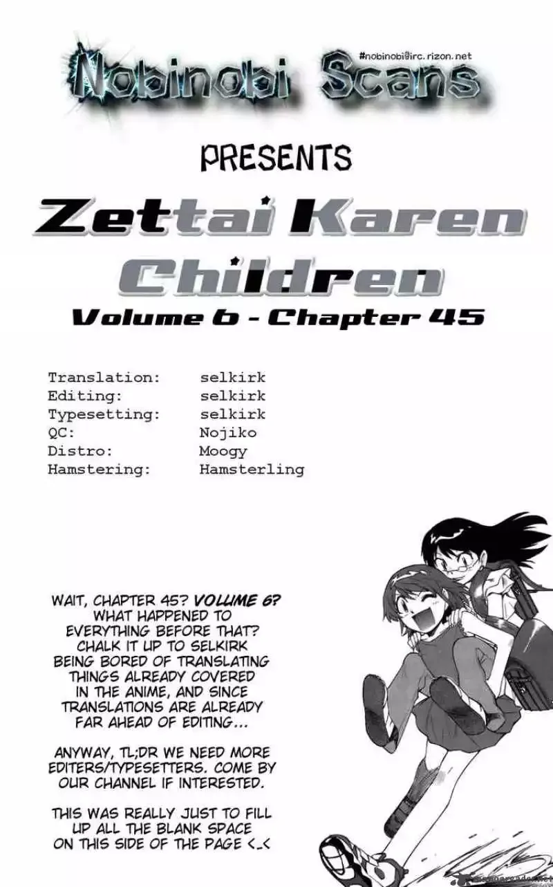 Zettai Karen Children Chapter 41 page 19