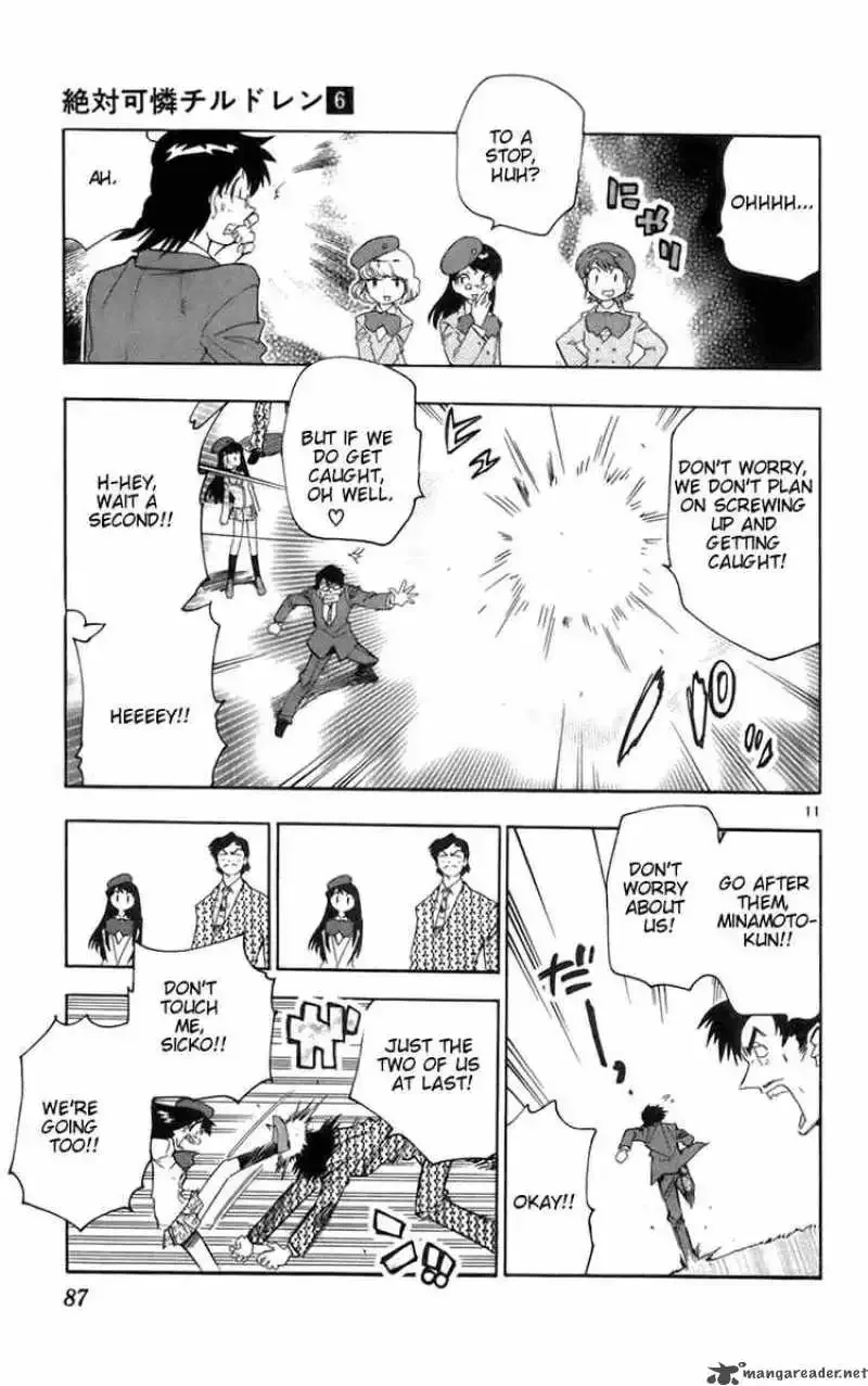 Zettai Karen Children Chapter 43 page 11