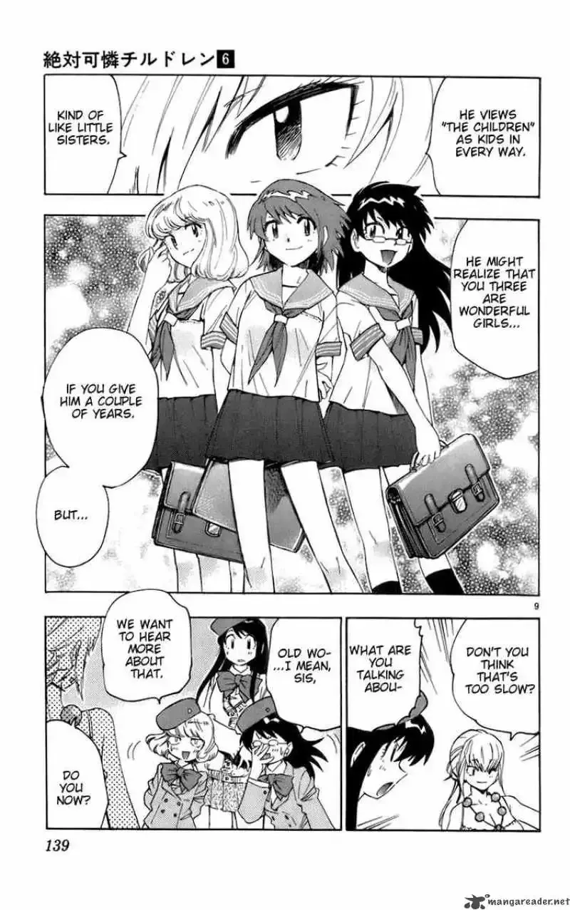 Zettai Karen Children Chapter 46 page 9