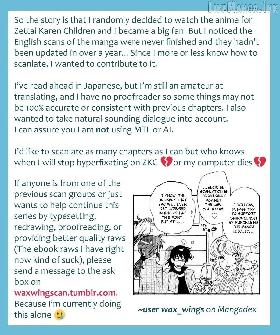 Zettai Karen Children Chapter 536 page 1