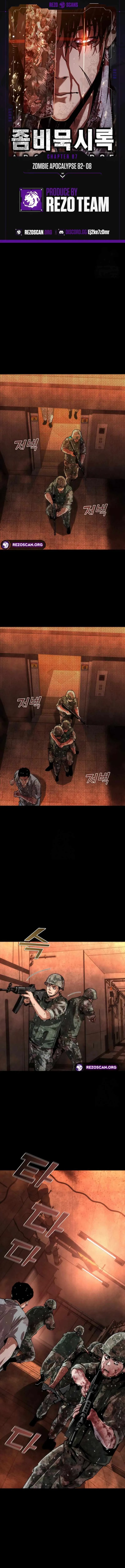 Zombie Apocalypse 82-08 Chapter 87 page 1